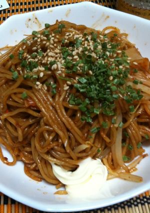 夏だから、簡単ピリ辛！キムチ焼そば-レシピのメイン写真