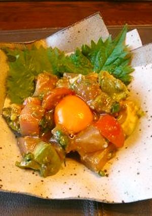 アボガドマグロ＆トマトのユッケ～♪-レシピのメイン写真