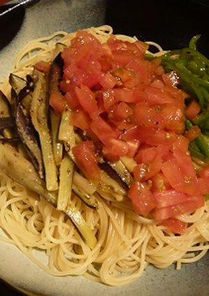 夏野菜の冷製パスタ。-レシピのメイン写真