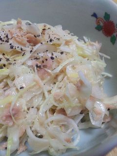 簡単!美味い!ツナとキャベツのサラダ-レシピのメイン写真