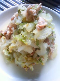 白菜と豚肉のゆず胡椒あえ-レシピのメイン写真