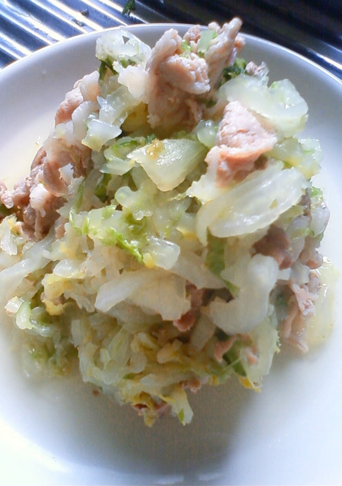 白菜と豚肉のゆず胡椒あえ-レシピのメイン写真