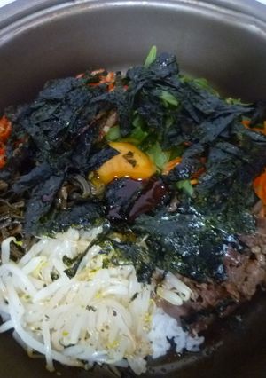 ホットプレートで簡単石焼きビビンバ!!-レシピのメイン写真