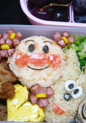 キャラ弁・アンパンマン-レシピのメイン写真