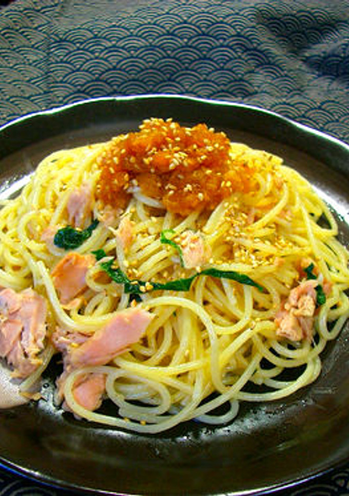＊ツナと大葉の和風パスタ〜温おろしのせ＊-レシピのメイン写真