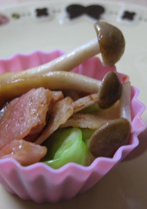 しめじとキャベーコン炒め◇お弁当に◇-レシピのメイン写真