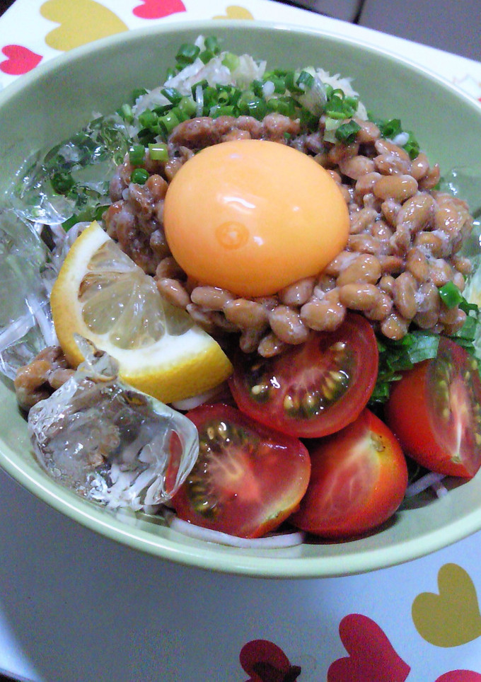 夏バテのときのあっさり納豆そば-レシピのメイン写真