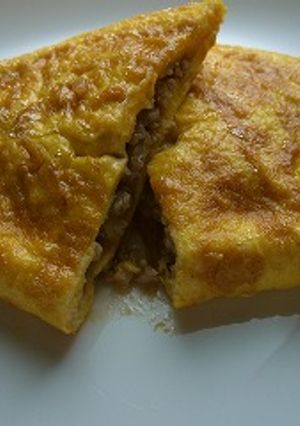 ～肉みそがあれば～　肉みそオムレツ-レシピのメイン写真