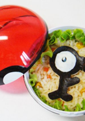アンノーン✿ポケモンキャラ弁当-レシピのメイン写真