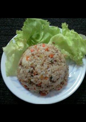 残った野菜炒めを手抜きチャーハンに!!-レシピのメイン写真