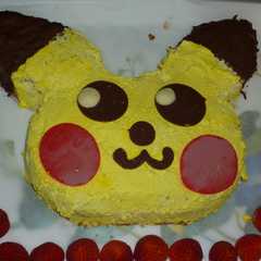 ピカチュウ　ケーキ-レシピのメイン写真