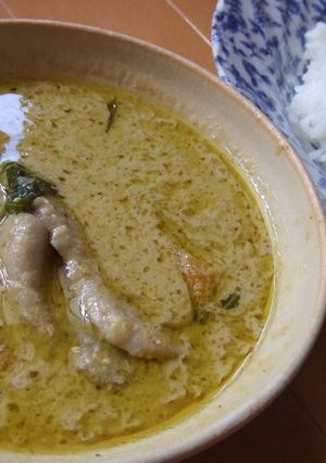 フライパンで２０分　タイのグリーンカレー-レシピのメイン写真