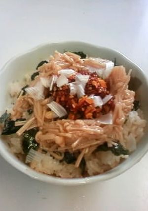 ちょっぴり　クセになる　甘辛　ラー油丼-レシピのメイン写真