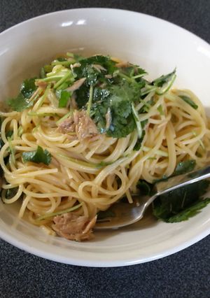 わさび香る☆ツナと三ツ葉の冷製パスタ-レシピのメイン写真