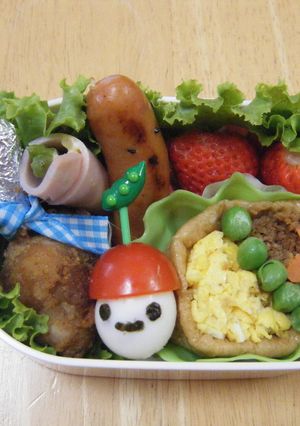 赤帽くん弁当-レシピのメイン写真