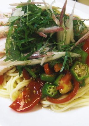 簡単☆豆腐そうめんの冷やし中華風♪-レシピのメイン写真