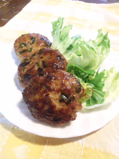 照り焼きニラハンバーグ-レシピのメイン写真