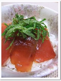 簡単 本みりんで マグロの漬け丼-レシピのメイン写真