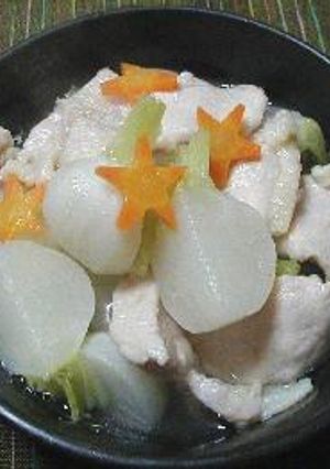 つるりんな鶏と蕪のサッパリ煮物-レシピのメイン写真