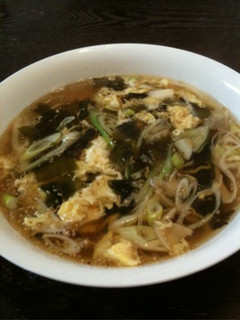 簡単!あっさりワカメラーメン!-レシピのメイン写真