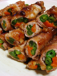 みんなにっこり♡てりてり肉巻き-レシピのメイン写真