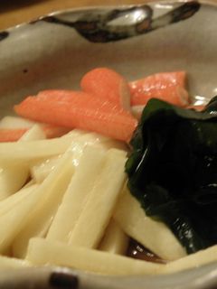 長芋とワカメとカニカマの酢の物-レシピのメイン写真
