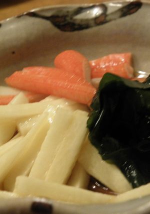 長芋とワカメとカニカマの酢の物-レシピのメイン写真