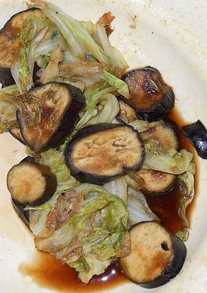 ナスとキャベツの焼肉のタレ炒め-レシピのメイン写真