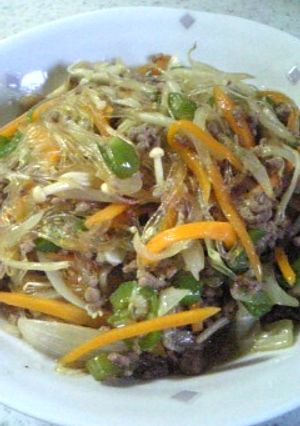 春雨の炒め物-レシピのメイン写真