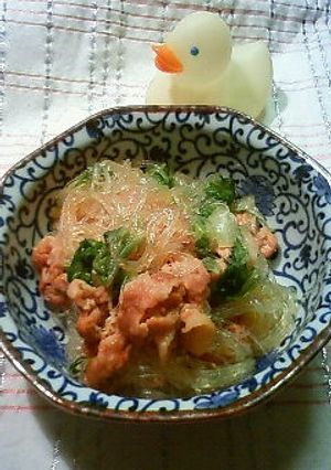 豚肉☆レタス☆春雨☆中華風煮込み-レシピのメイン写真