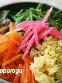 レンジで簡単三色丼-レシピのメイン写真