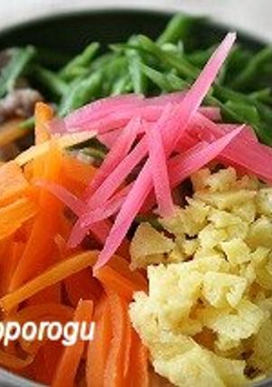 レンジで簡単三色丼-レシピのメイン写真