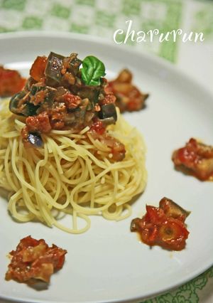 夏野菜deピリッと冷製パスタ♬-レシピのメイン写真