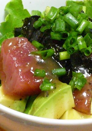スパイシー☆まぐろアボカド丼-レシピのメイン写真