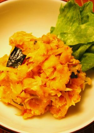 カニかぼちゃサラダ-レシピのメイン写真