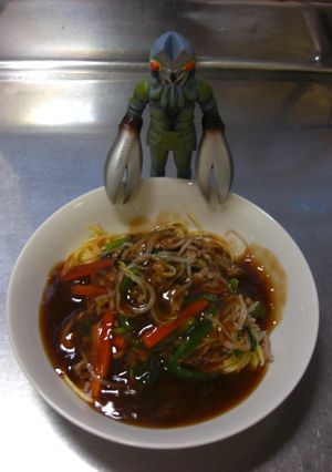 冷蔵庫の残り物で作る、あんかけ焼きそば！-レシピのメイン写真