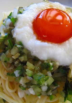 夏野菜のだしのヘルシーな冷製パスタ♪-レシピのメイン写真