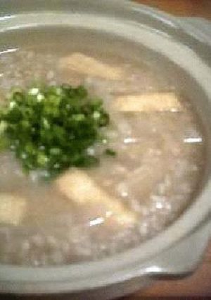 麦雑炊・大根＋油揚げ-レシピのメイン写真