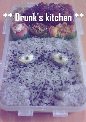 【お弁当】　☆ヌリカベ弁当☆-レシピのメイン写真