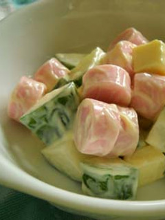 お弁当に☆超簡単!マヨ和えコロコロサラダ-レシピのメイン写真