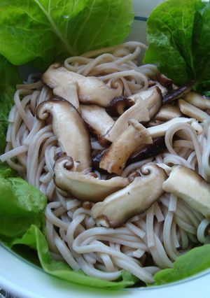和の味たっぷり、さっぱりサラダそば-レシピのメイン写真