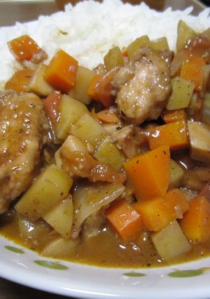 鶏肉と野菜のワイン煮込み-レシピのメイン写真