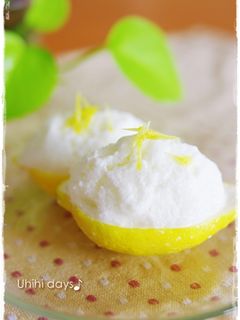 ソーダ味!レモンのフローズンヨーグルト-レシピのメイン写真