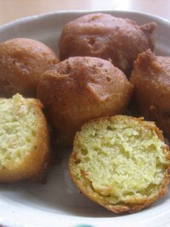 かぼちゃと桜エビでおかずドーナツ☆卵なし-レシピのメイン写真