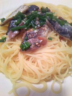 いわしの冷たいパスタ-レシピのメイン写真