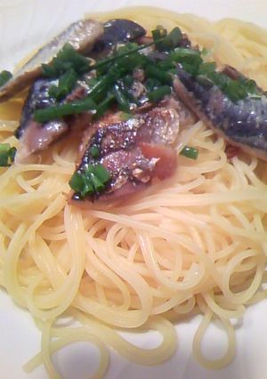 いわしの冷たいパスタ-レシピのメイン写真