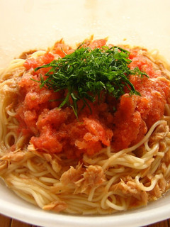 夏レシピ!シャリシャリ☆トマトそうめん-レシピのメイン写真