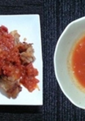 トマト缶でメインおかずとスープ!!-レシピのメイン写真