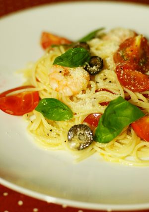 真夏に食べたい♪トマトの冷製パスタ-レシピのメイン写真