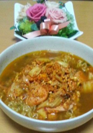 まろやカラキムチの辛ラーメン♪-レシピのメイン写真